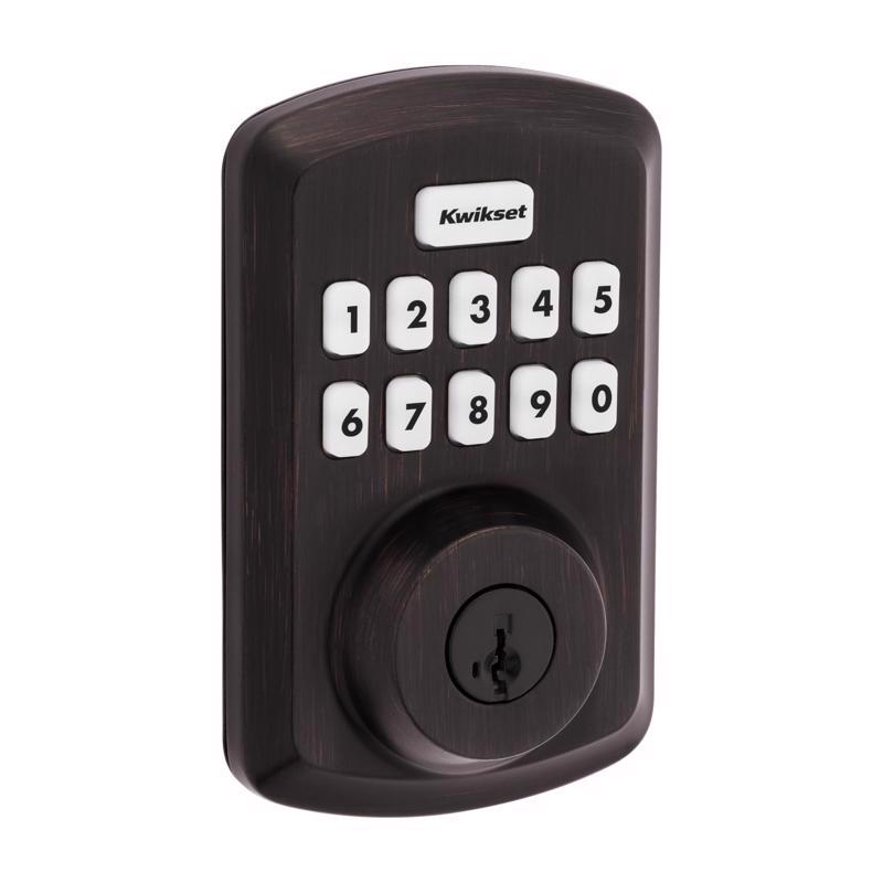 KWIKSET进口代理批发 Kwikset SmartCode 威尼斯青铜锌电子门锁