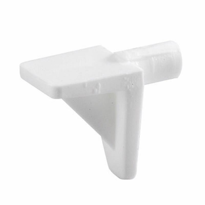 Onward 0.6 in. H X 0.39 in. W X .39 in. D White Plastic Shelf Clips