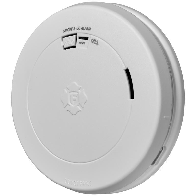 BRK 10-year Battery-Powered Photoelectric Smoke and Carbon Monoxide Detector 6 pk