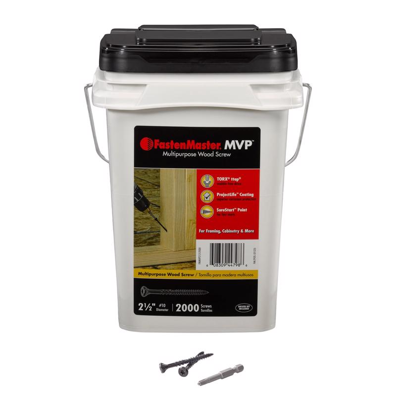 酷牌库|商品详情-THE FASTENMASTER MVP进口代理批发 FastenMaster MVP 2-1/2 英寸 L Torx Ttap 自攻木螺钉 2000 个/包