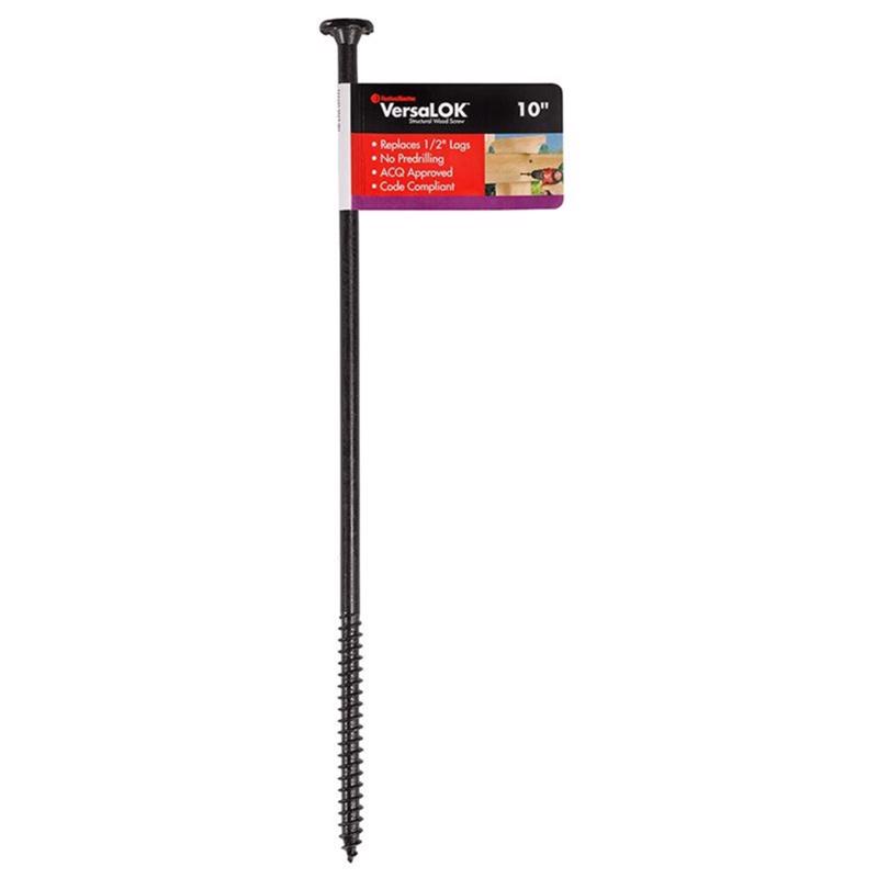 FASTENMASTER进口代理批发 FastenMaster VersaLOK 10 英寸 L Torx Ttap 镀锌粗结构木螺钉 1 包