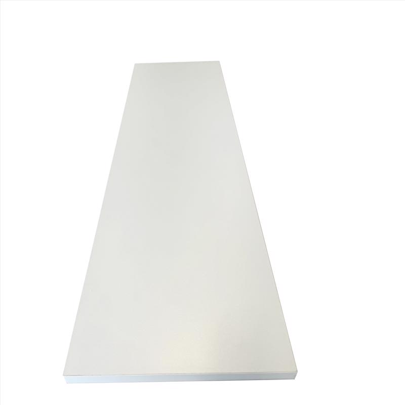 NB 0.63 in. H X 11.8 in. W X 47.6 in. D White Wood Shelf Board