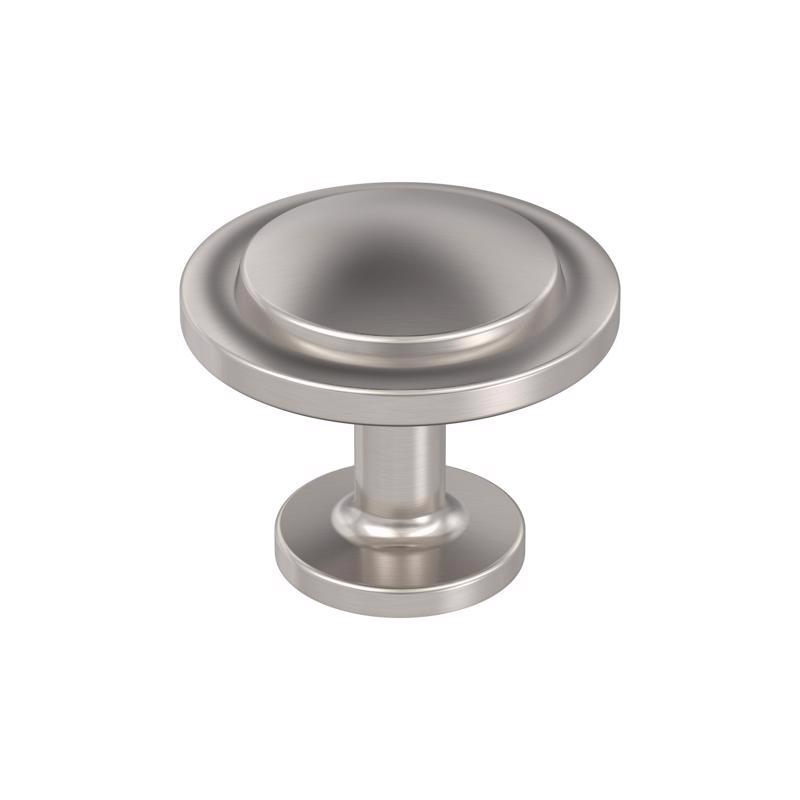 Amerock Loop 1.1875 In. Dia. Round Satin Nickel Cabinet Knob Bp37025g10