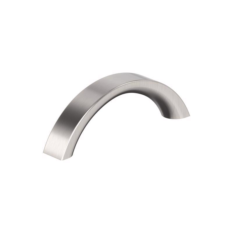 Amerock Parabolic Series Bp37345g10 Satin Nickel Cabinet Pull, 3-5/8 In L