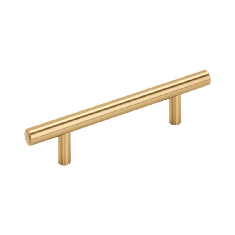 Bar Cabinet Pull Handle, Champagne Bronze Finish, 3 and 3 Quarter Inches Length