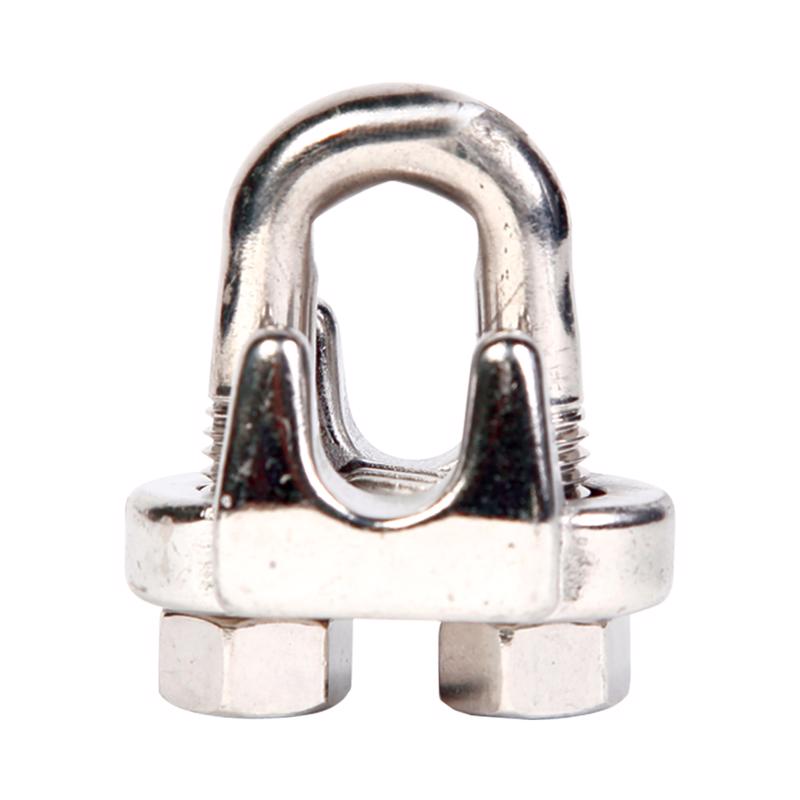 Koch Industries Polished Stainless Steel Wire Rope Clip