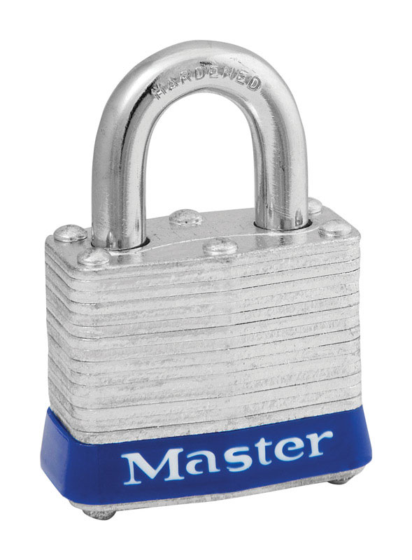 MASTER LOCK进口代理批发 玛斯特锁 1-5/16 英寸 HX 1-9/16 英寸宽 层压钢销栓外部挂锁