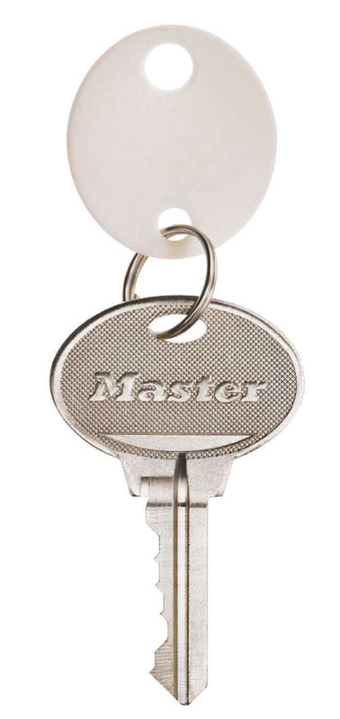 MASTER LOCK进口代理批发 玛斯特锁塑料白色圆形钥匙牌