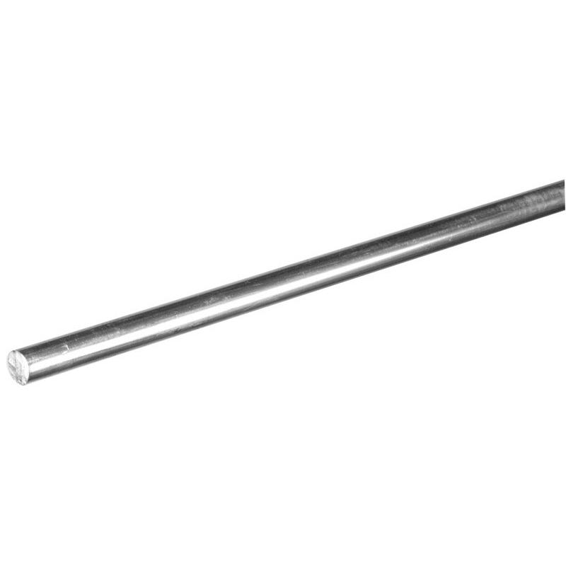 SteelWorks 72 in. L X 0.38 in. D Aluminum Rod 1 pk