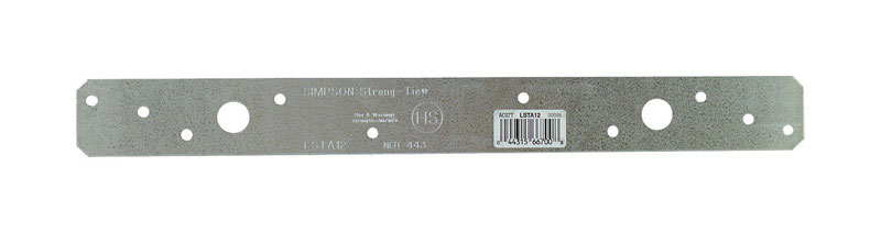 SIMPSON STRONG-TIE进口代理批发 Simpson Strong-Tie 12 英寸 HX 1.25 英寸宽 20 Ga 镀锌钢带