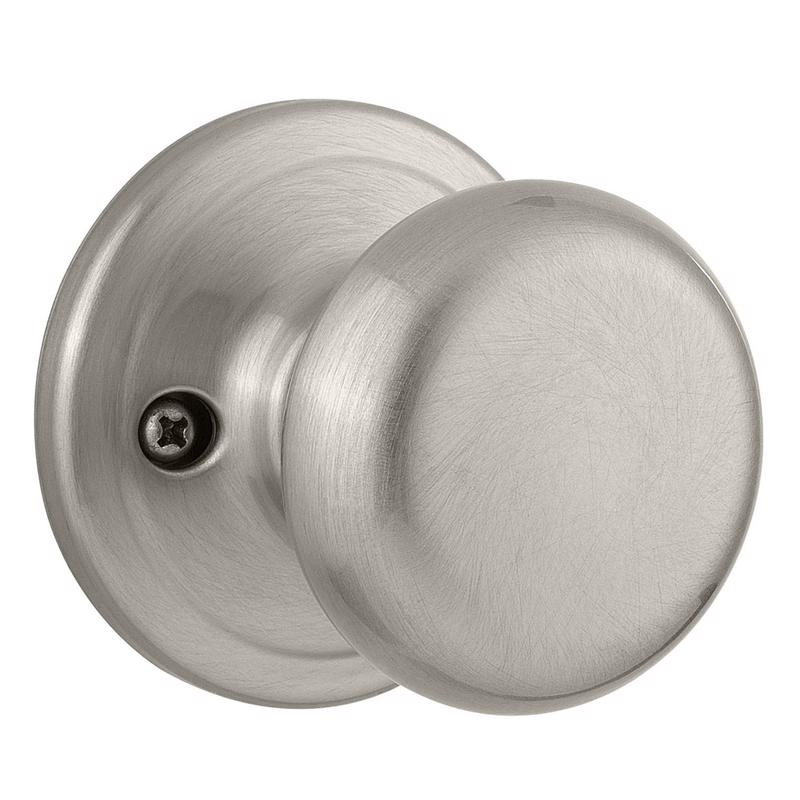 KWIKSET进口代理批发 Kwikset Juno 缎面镍虚拟旋钮 右手或左手