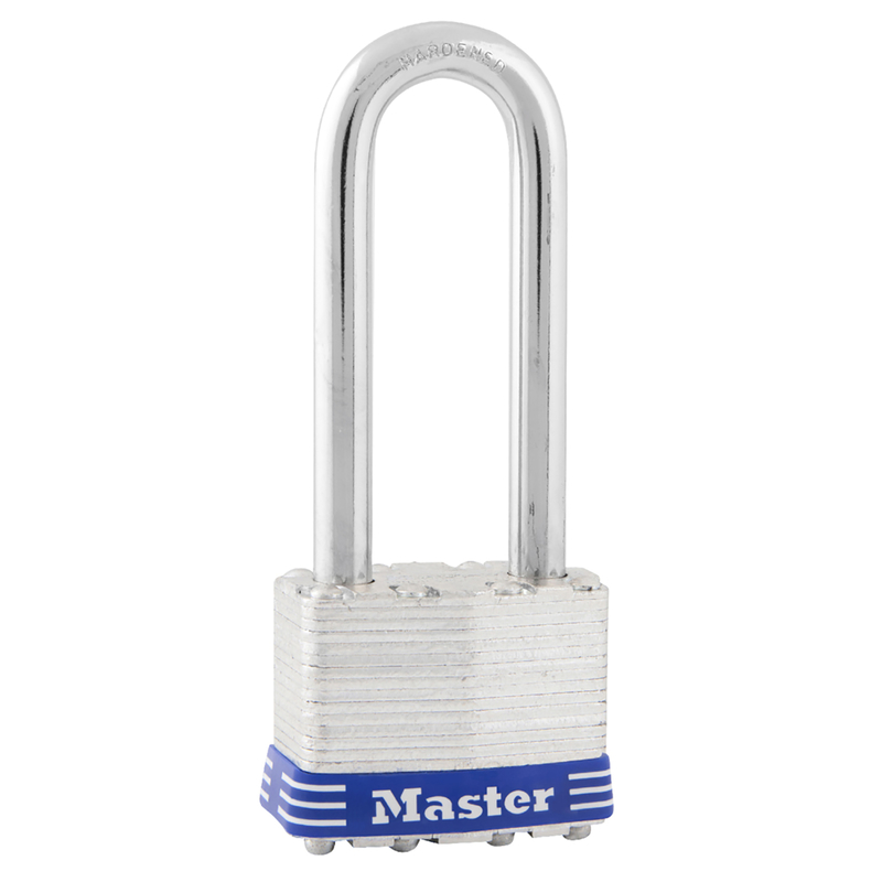 MASTER LOCK进口代理批发 玛斯特锁 1-3/4 英寸宽层压钢珠轴承锁定外部挂锁