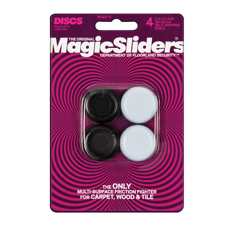 MAGIC SLIDERS进口代理批发 魔术滑块灰色塑料地板滑轨 4 个装