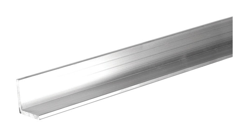 SteelWorks 1/8 in. X 1-1/4 in. W X 72 in. L Aluminum Angle