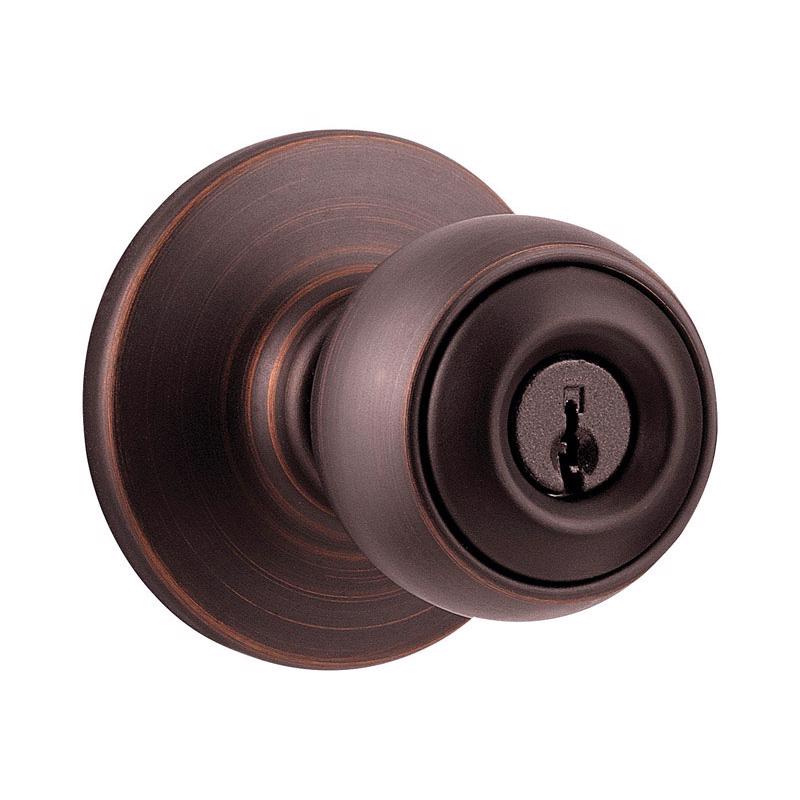 KWIKSET进口代理批发 Kwikset Polo 威尼斯青铜入口门把手 1-3/4 英寸