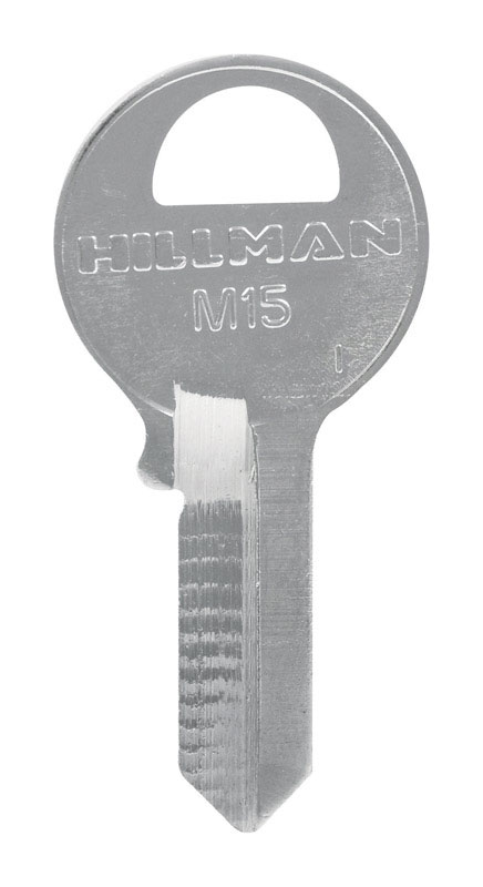 HILLMAN进口代理批发 Hillman 传统钥匙挂锁钥匙空白 M15 单只适用于玛斯特锁