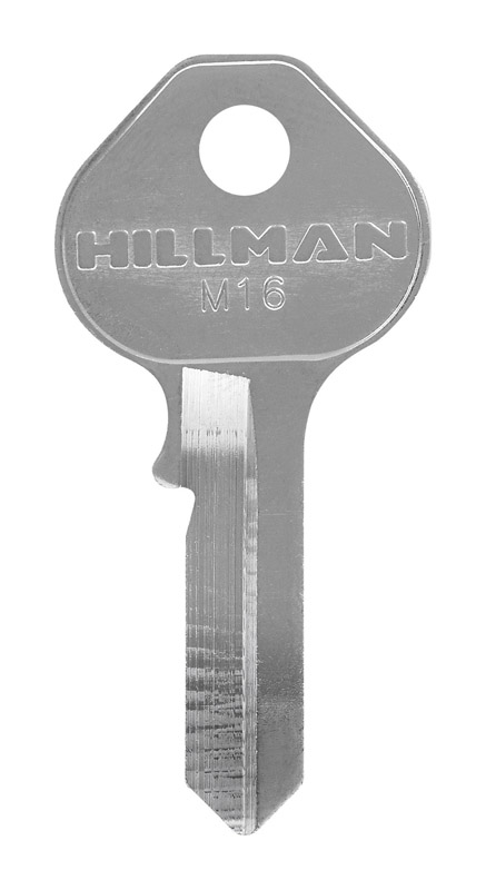 HILLMAN进口代理批发 Hillman 传统钥匙挂锁钥匙坯 M16 单只适用于玛斯特锁