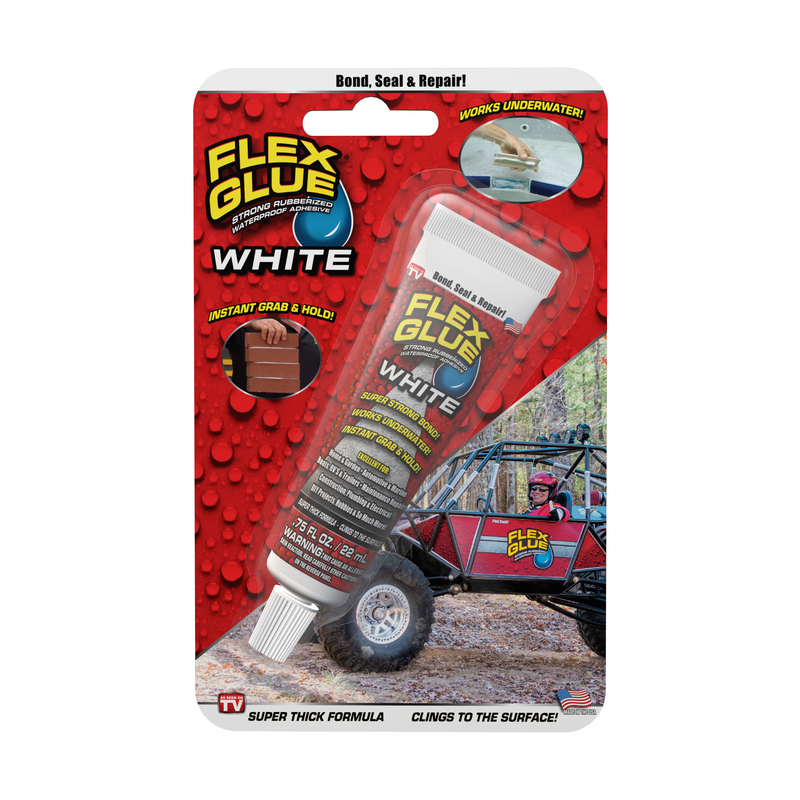 FLEX SEAL FAMILY OF PRODUCTS进口代理批发 Flex Seal 系列产品 Flex Glue MINI 白色橡胶防水粘合剂 0.75 盎司