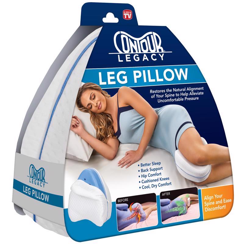 CONTOUR LEGACY Contour Legacy Leg Pillow Memory Foam 1 pk PETER S HARDWARE CENTER