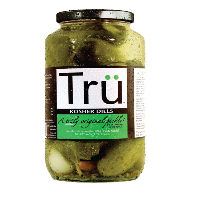 TRU PICKLES进口代理批发 Tru Pickles 原味犹太莳萝泡菜 24 盎司罐装