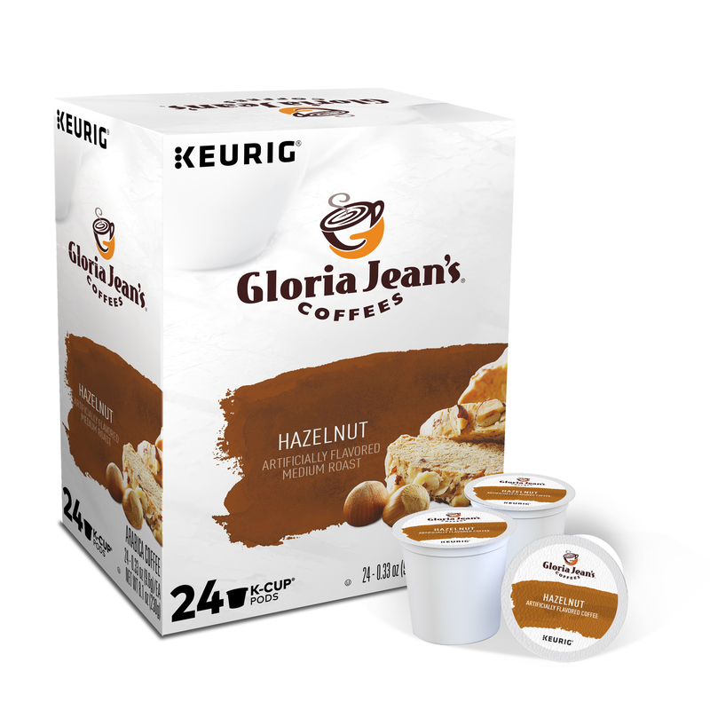 KEURIG进口代理批发 Keurig Gloria Jean's 榛子咖啡 K 杯 24 包