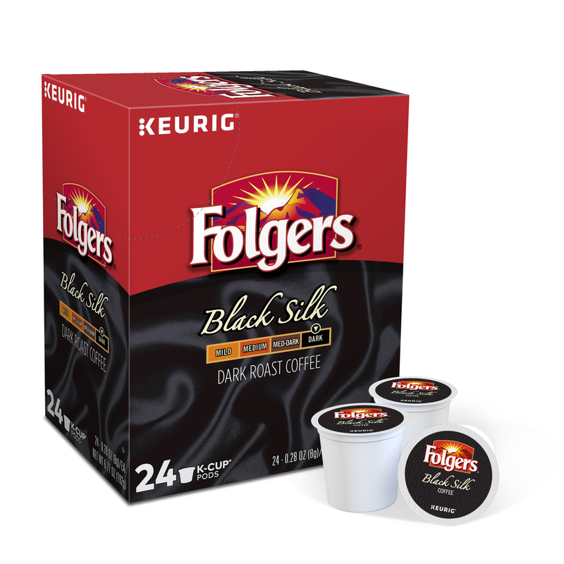 KEURIG进口代理批发 Keurig Folgers 黑丝咖啡 K 杯 24 包