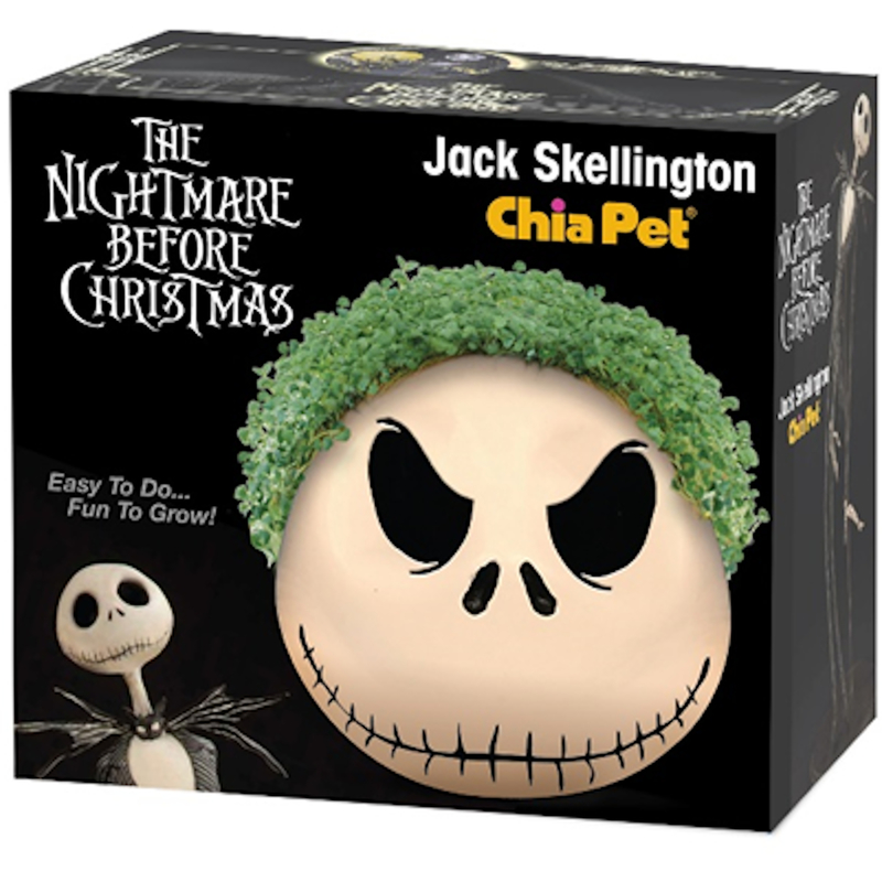 CHIA PET进口代理批发 Chia Pet Jack Skellington 装饰花盆粘土 1 件