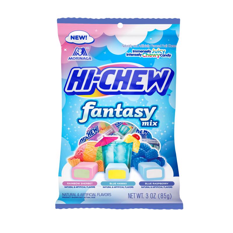 HI-CHEW进口代理批发 Hi-Chew 蓝色夏威夷/蓝色覆盆子/彩虹果子露耐嚼糖果 3 盎司