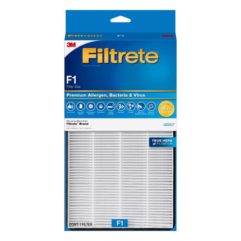 FILTRETE进口代理批发 Filtrete 3M 12 英寸高X 6.75 英寸宽矩形 HEPA 空气净化器过滤器 1 个装