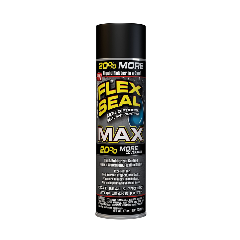 酷牌库|商品详情-FLEX SEAL FAMILY OF PRODUCTS进口代理批发 Flex Seal 产品系列 Flex Seal MAX 黑色橡胶喷雾密封剂 17 盎司