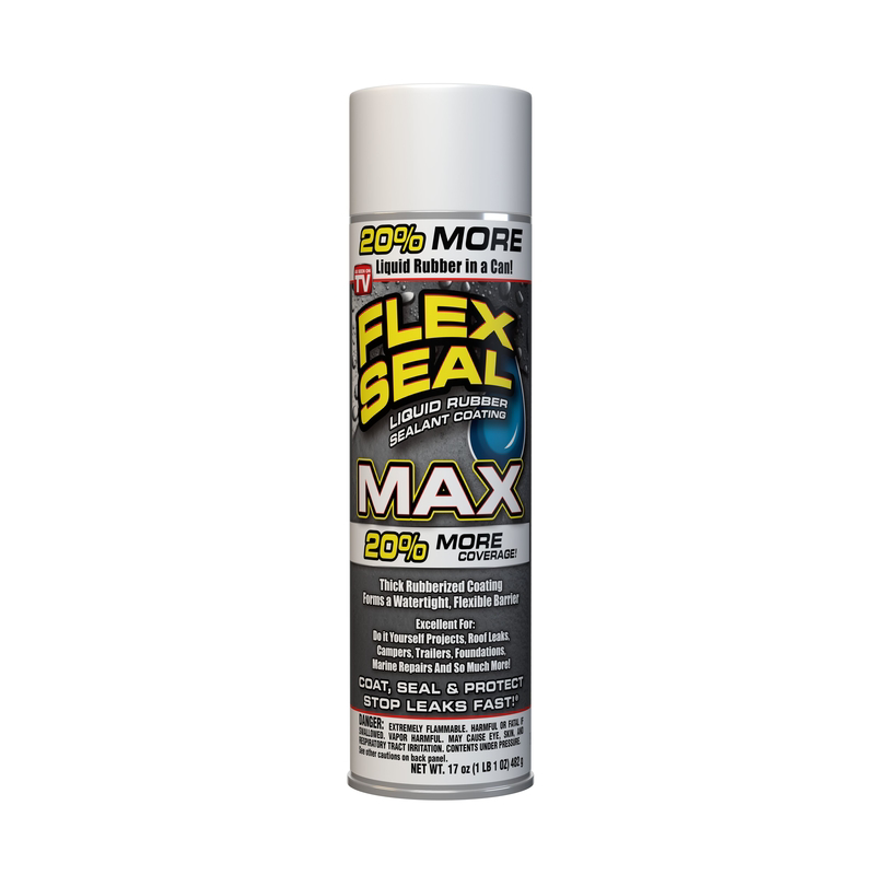 FLEX SEAL FAMILY OF PRODUCTS进口代理批发 Flex Seal 产品系列 Flex Seal MAX 白色橡胶喷雾密封剂 17 盎司