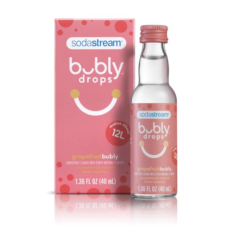 SODASTREAM进口代理批发 SodaStream Bubly 滴粉红葡萄柚水果滴剂 1.36 盎司 1 包