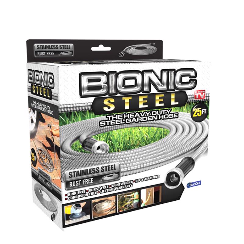 BIONIC STEEL进口代理批发 Bionic Steel Pro 25 英尺长重型商业级花园软管