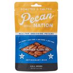 PECAN NATION进口代理批发 Pecan Nation 烤咸山核桃 4 盎司袋装