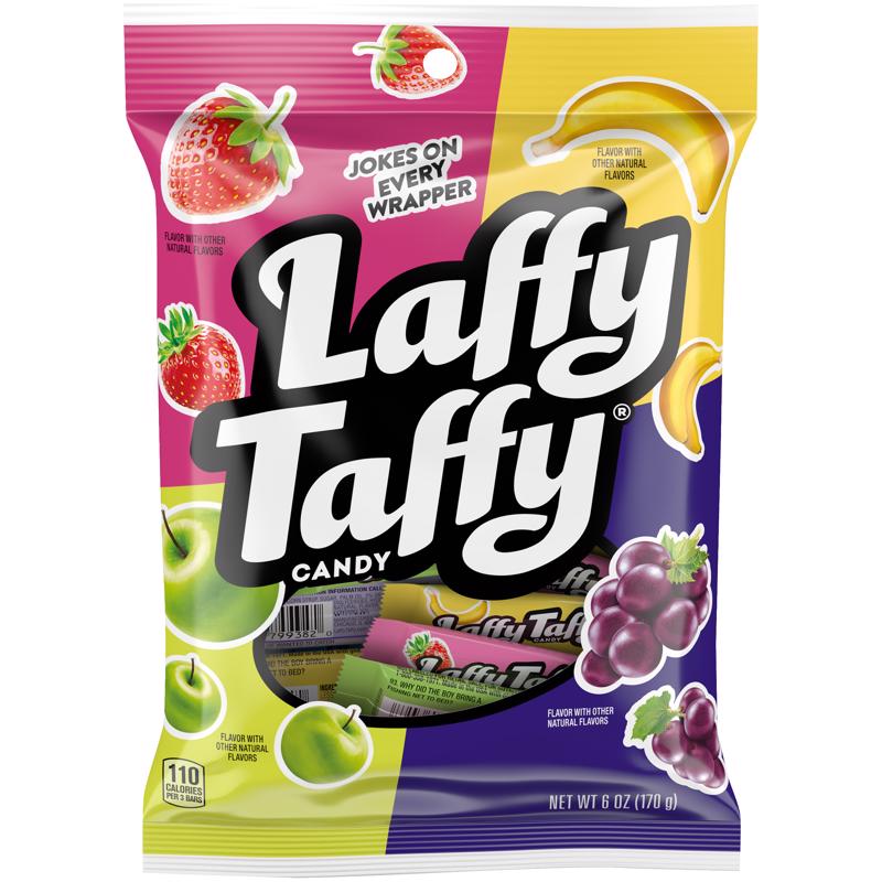 LAFFY TAFFY进口代理批发 Laffy 太妃糖什锦糖果 6 盎司