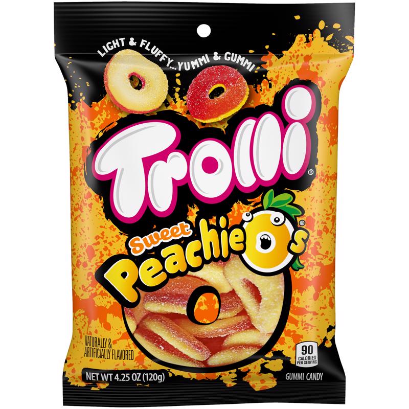 酷牌库|商品详情-TROLLI进口代理批发 Trolli Peachie O's 软糖 4.25 盎司