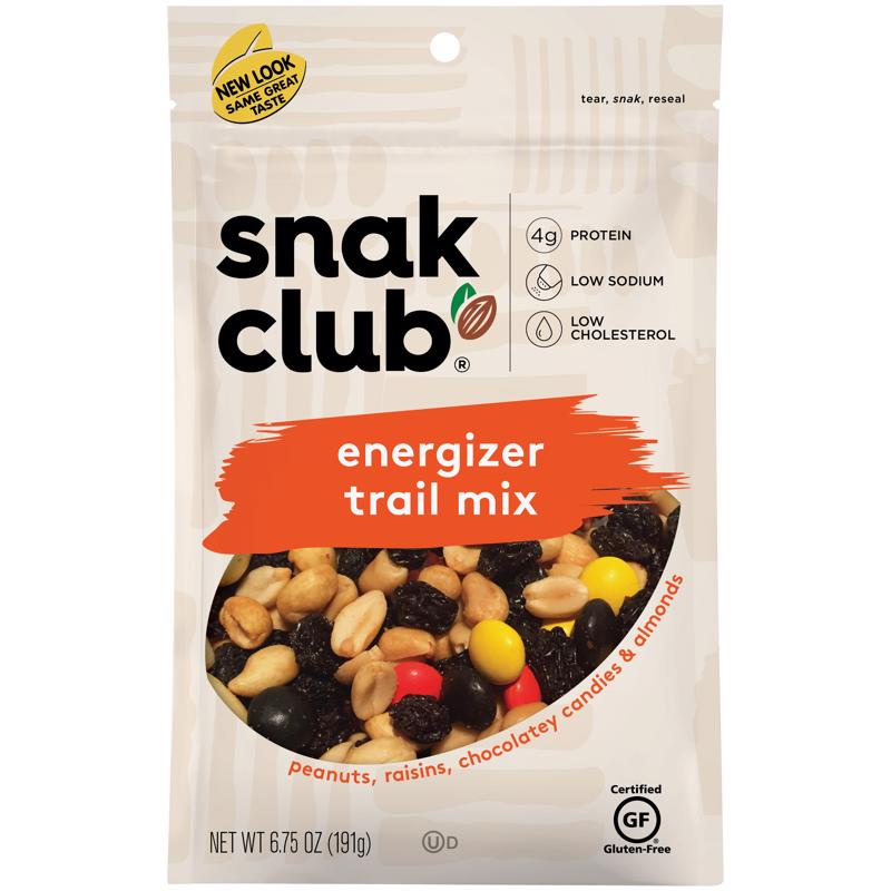 SNAK CLUB进口代理批发 Snak Club Energizer Trail Mix 6.75 盎司袋装