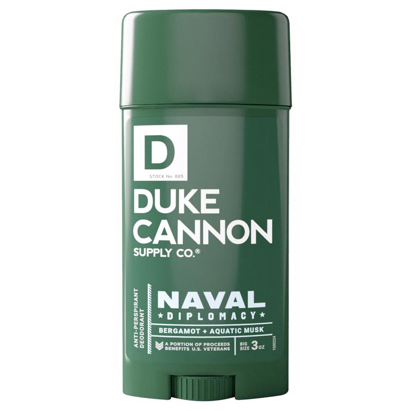 DUKE CANNON进口代理批发 Duke Cannon 海军外交止汗剂/除臭剂 3 盎司 1 包