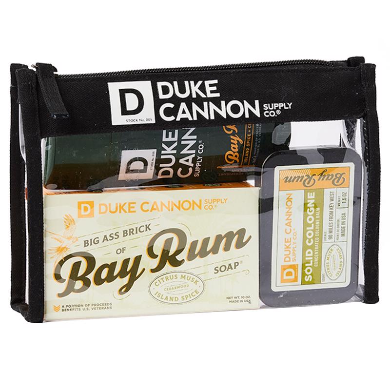 DUKE CANNON进口代理批发 Duke Cannon Bay 朗姆酒什锦旅行套装 3 件装