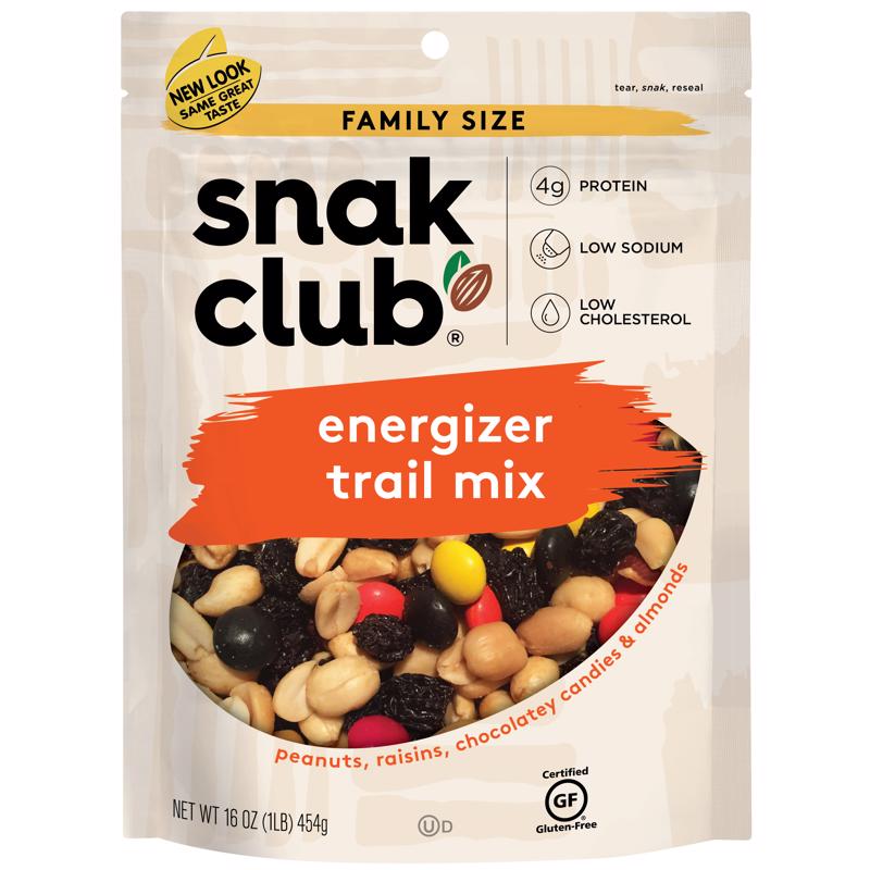 SNAK CLUB进口代理批发 Snak Club Energizer Trail Mix 16 盎司袋装