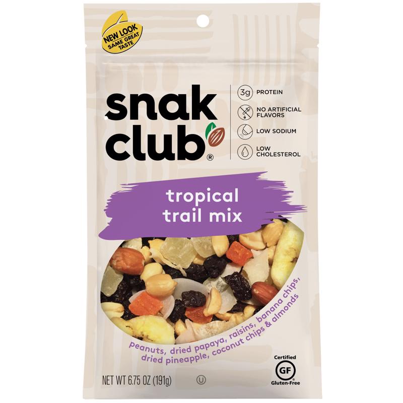 SNAK CLUB进口代理批发 Snak Club 热带混合口味 6.75 盎司袋装