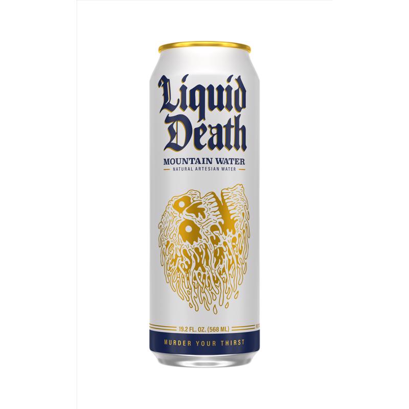 LIQUID DEATH进口代理批发 液体死亡山水泉水 19.2 盎司 1 包