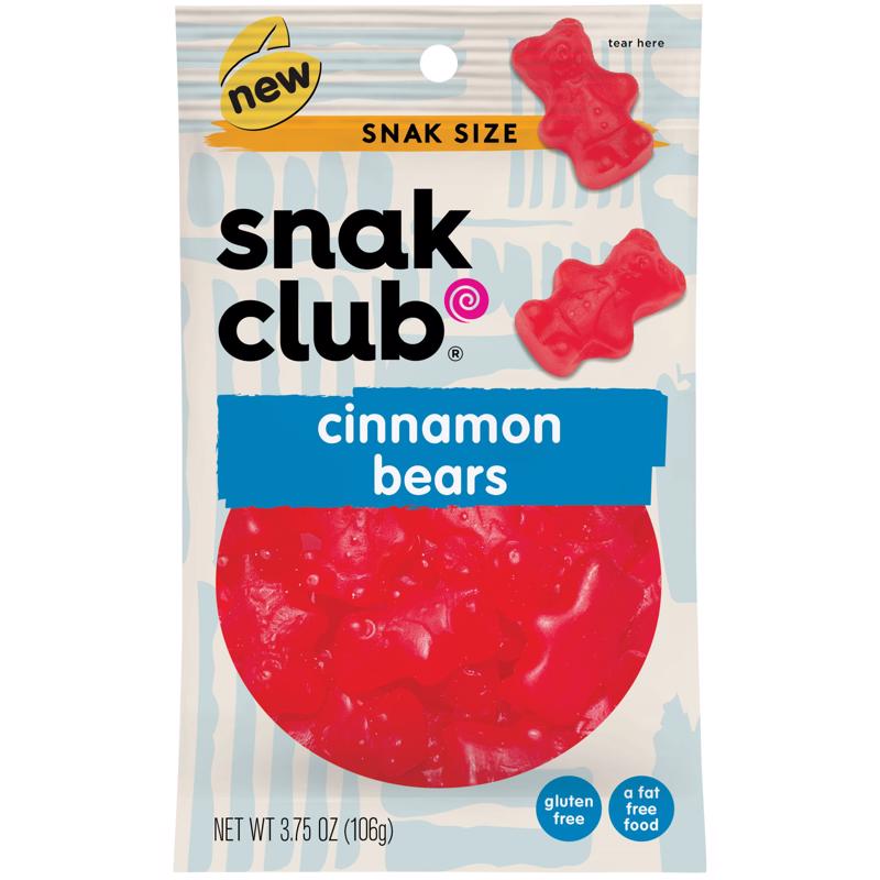 SNAK CLUB进口代理批发 Snak Club 肉桂软糖 3.75 盎司袋装