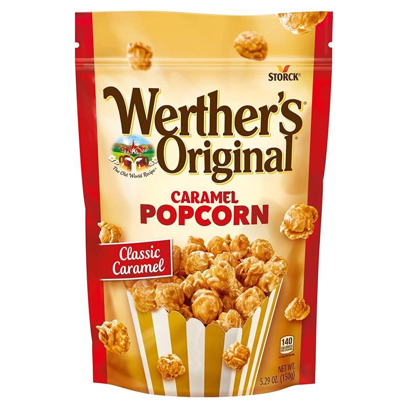 WERTHER'S ORIGINAL进口代理批发 Werther's 原味焦糖爆米花 5.29 盎司袋装