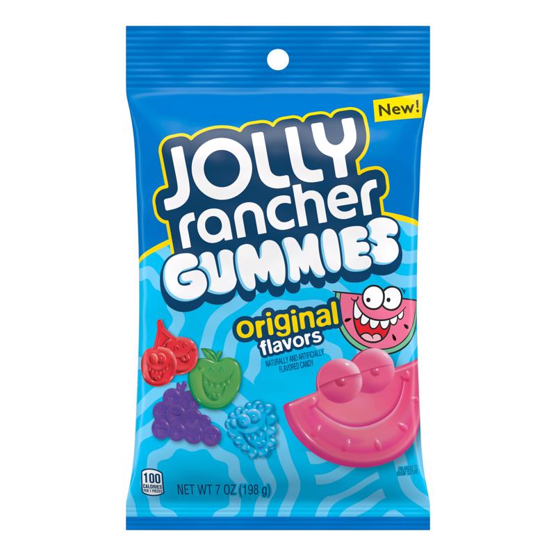 JOLLY RANCHER进口代理批发 Jolly Rancher 软糖蓝莓/樱桃/葡萄/青苹果/西瓜糖果 7 盎司