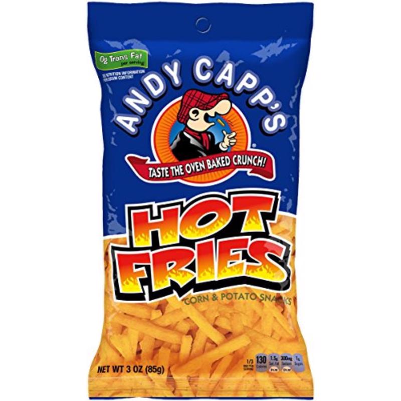 ANDY CAPP'S进口代理批发 安迪・卡普 (Andy Capp) 热薯条零食 3 盎司袋装