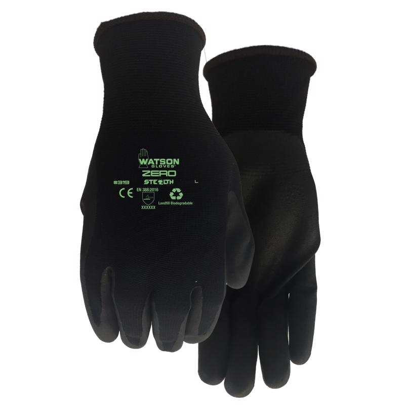 WATSON GLOVES进口代理批发 Watson Gloves Stealth L 尼龙/丁腈零黑色手套