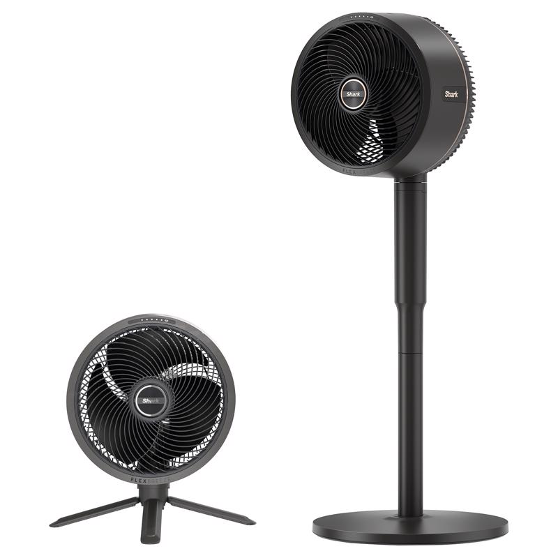Shark Breeze Boost 37 in. H 5 speed Oscillating Pedestal Fan With Remote Remote Control