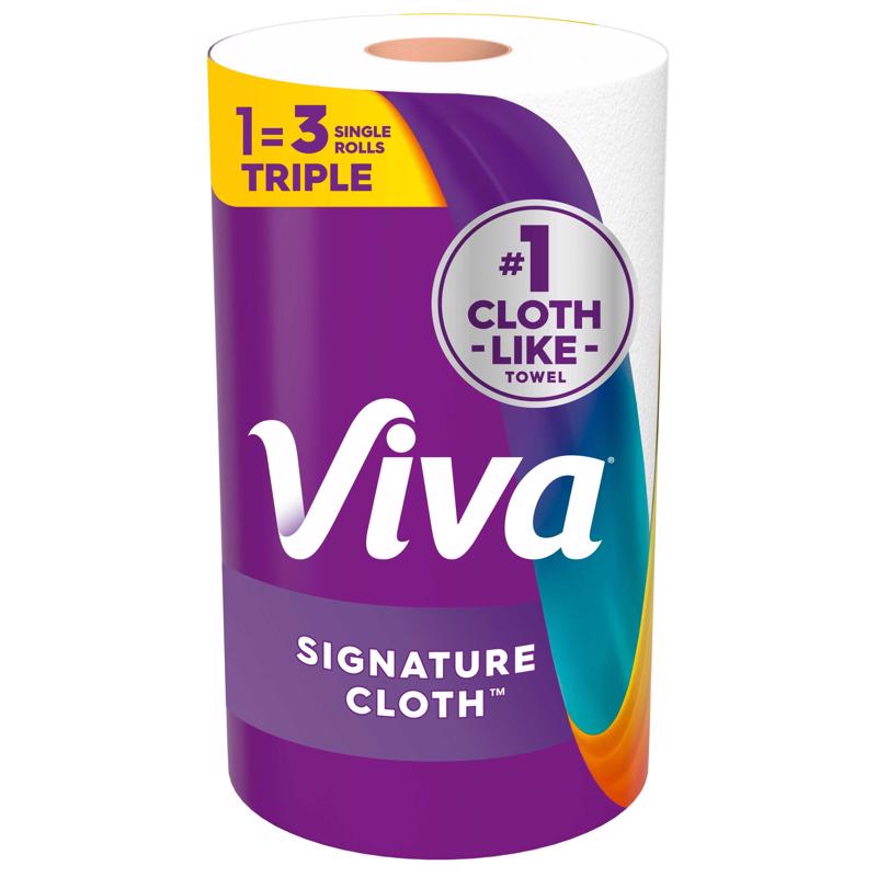 Viva Signature Cloth Paper Towels 129 sheet 1 ply 1 pk