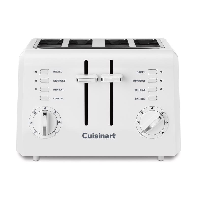 Cuisinart Plastic White 4 slot Toaster 7.2 in. H X 10.7 in. W X 10.8 in. D